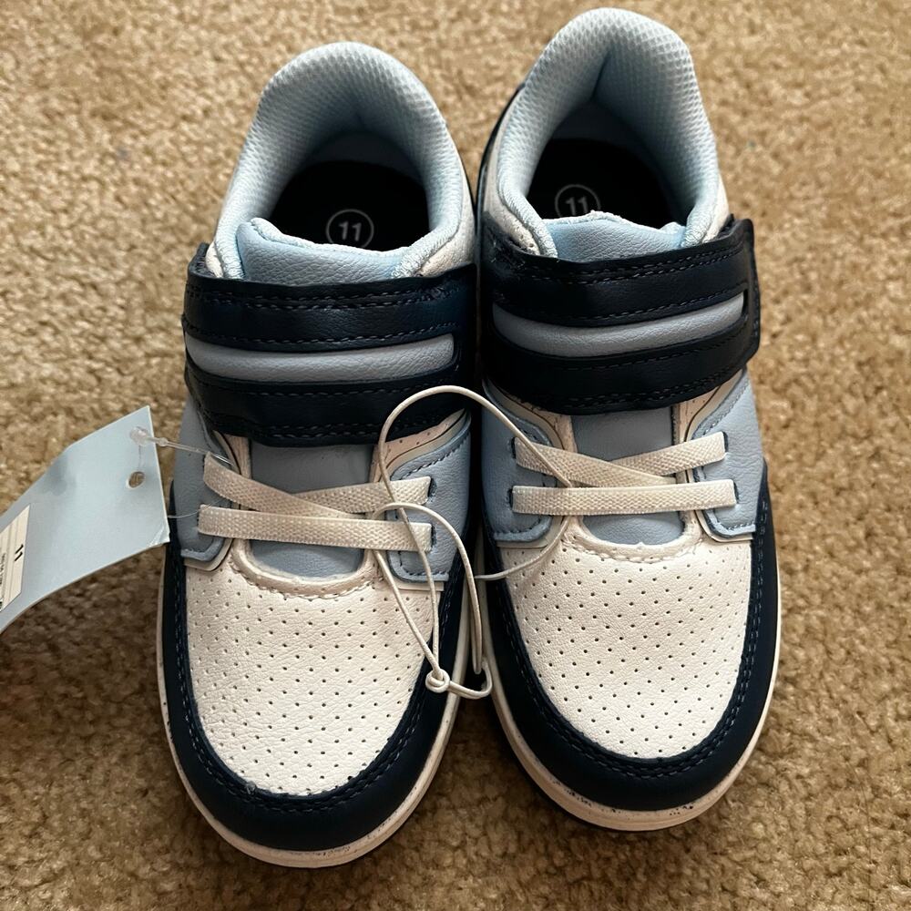 Cat & Jack Boys Sneakers Shoes Size 11 Blue NWT